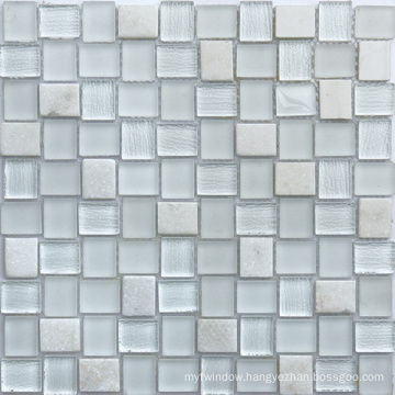 Wholesale Single Color Mixing Crystal Glass Mosaic for Bathroom